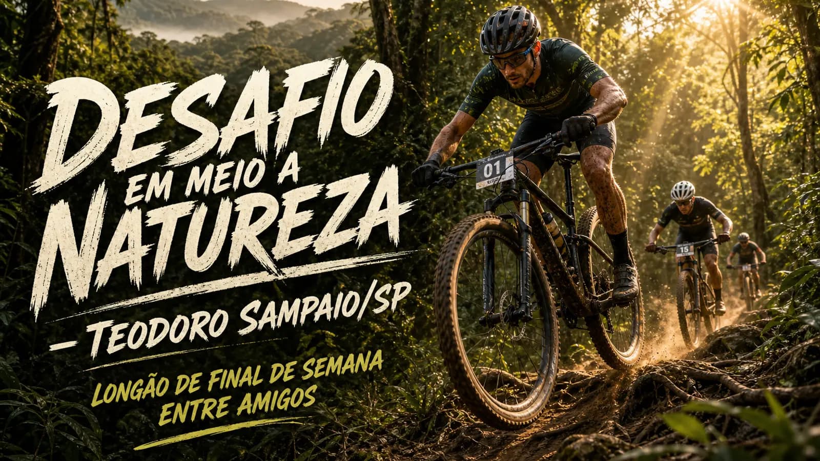 Capa do evento Longão 100km+ estrada de terra