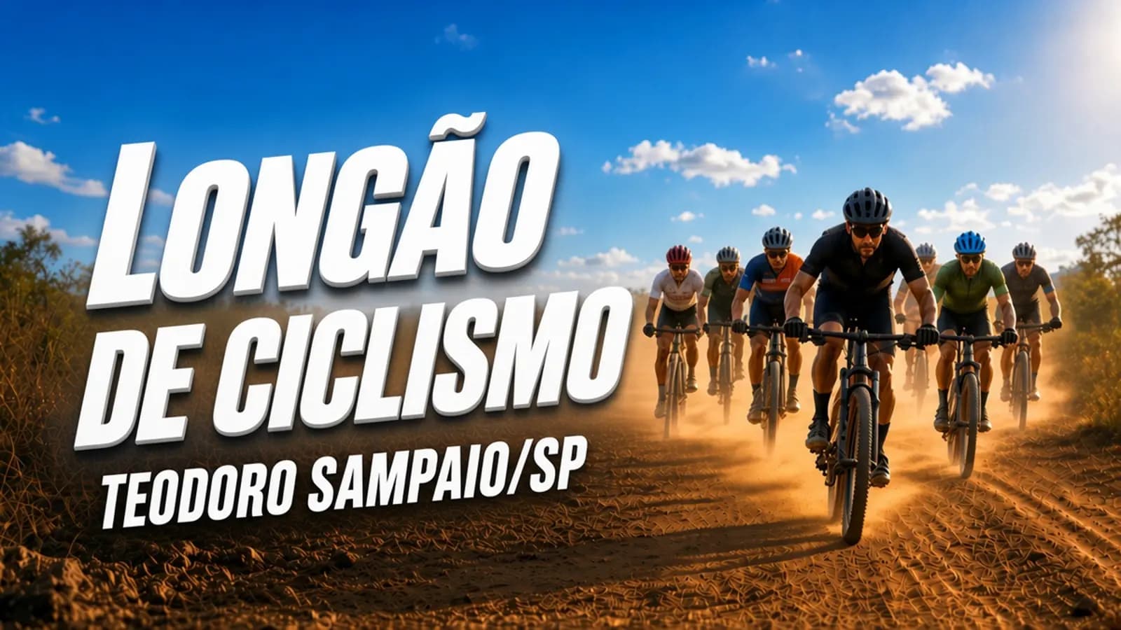 Capa do evento Longão 100km+ estrada de terra